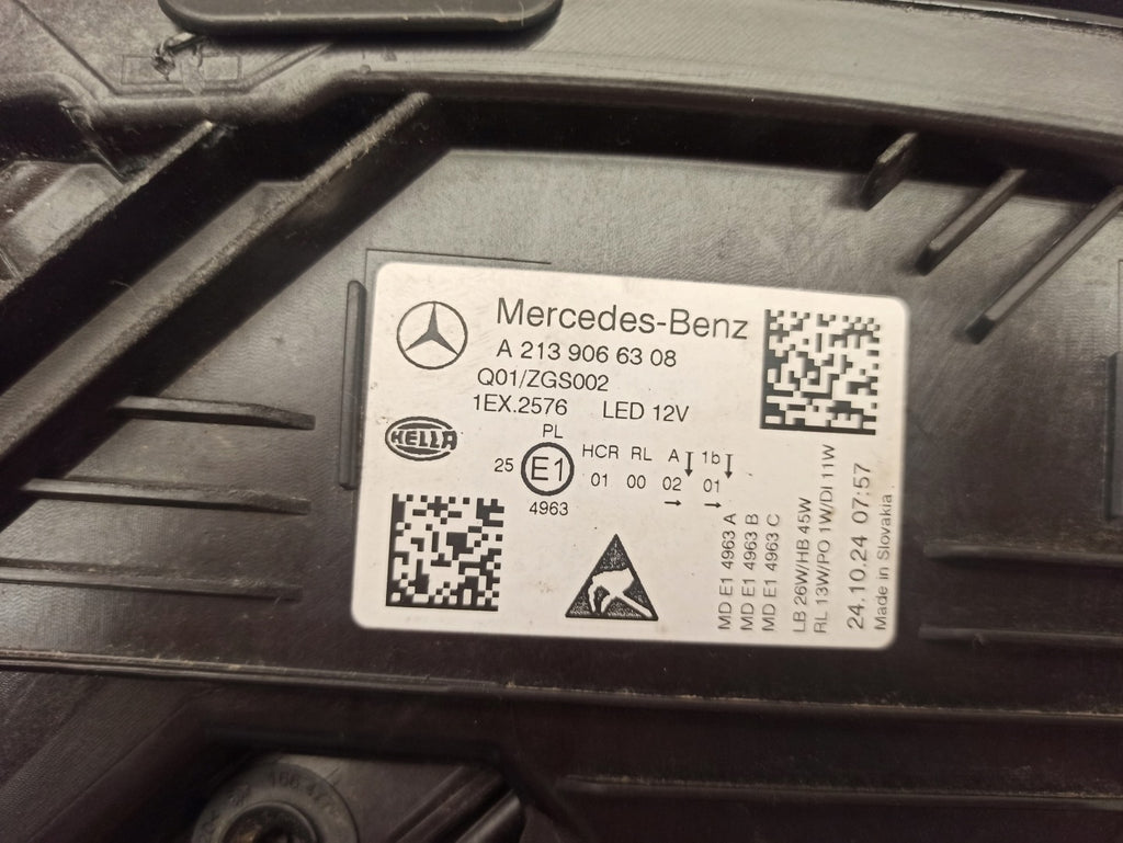 Frontscheinwerfer Mercedes-Benz W213 A2139066308 Full LED Rechts Headlight SCH1399786229ye