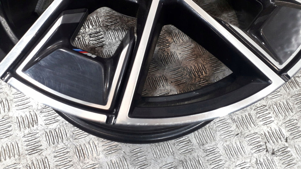 1x Alufelge 18 Zoll 8.5" 5x112 36ET Glanz Schwarz 8747286 BMW I4 G26 Rim Wheel FEL6572481876vl