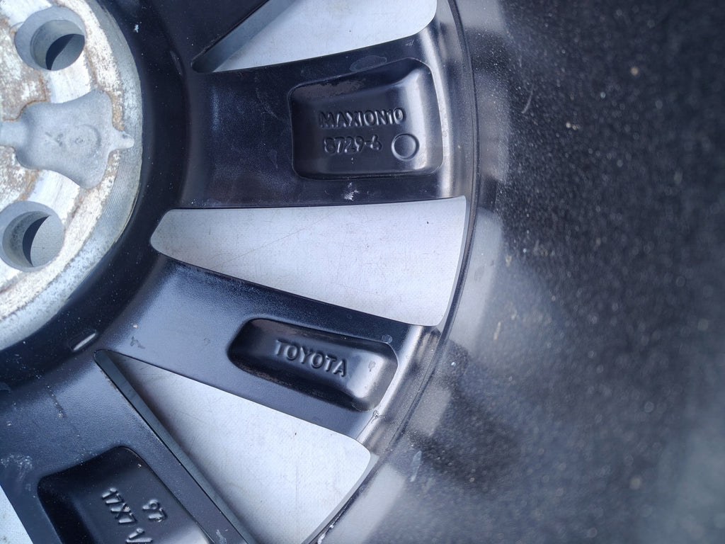 1x Alufelge 17 Zoll 7.5" 5x114.3 40ET 509100323 Toyota Corolla Rim Wheel