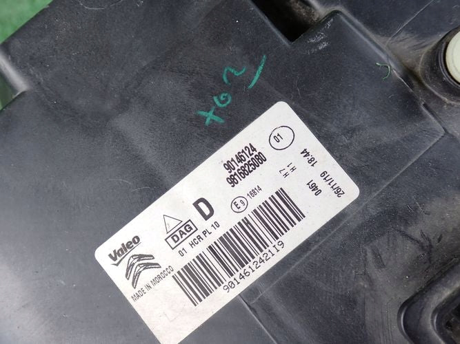 Frontscheinwerfer Citroën Berlingo 9816825080 Rechts Scheinwerfer Headlight