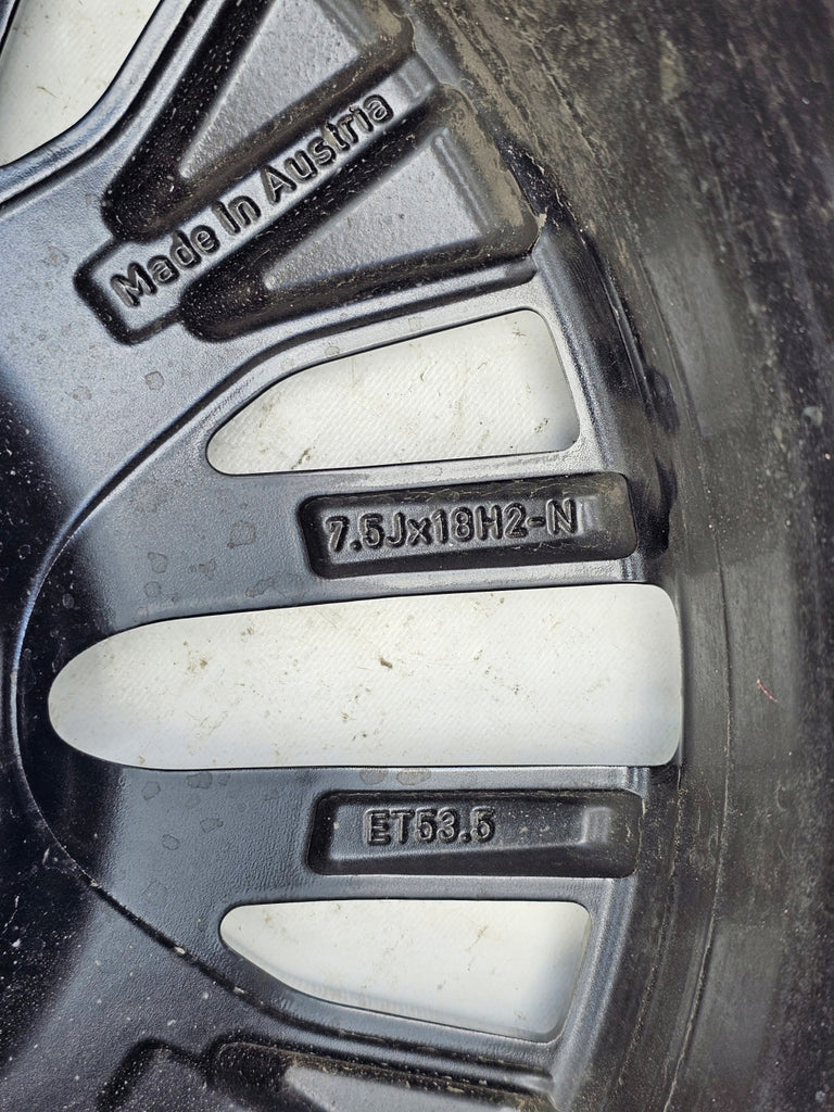 1x Alufelge 18 Zoll 7.5" 5x112 53 5ET Glanz A2434011800 Mercedes-Benz Eqa H243 FEL1296573522lw