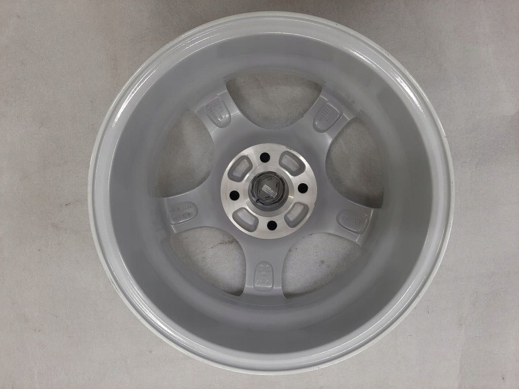 1x Alufelge 15 Zoll 6.0" 4x100 36ET Glanz Weiß 42R5604534 Renault Twingo