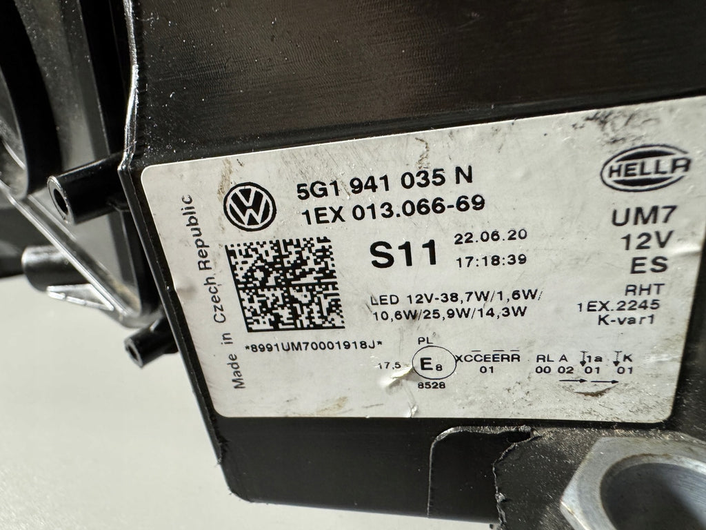 Frontscheinwerfer VW Golf VII 5G1941035N LED Links Scheinwerfer Headlight SCH9331384462qr