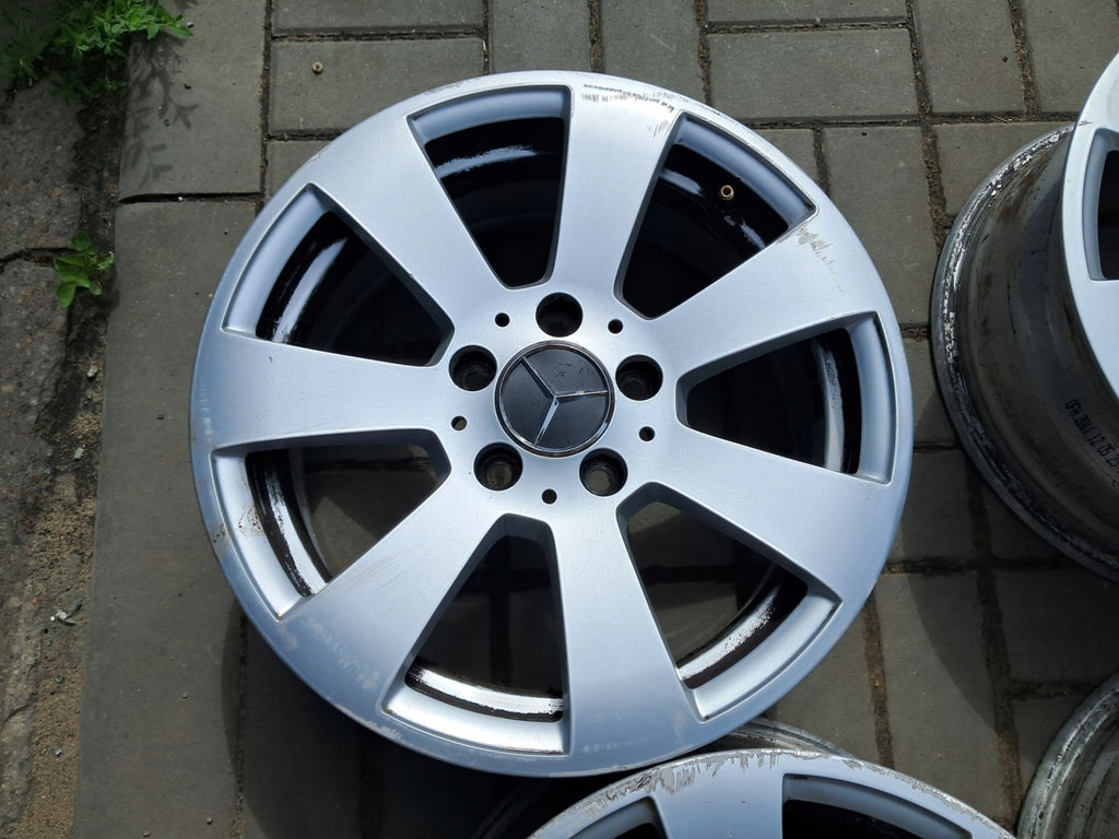 4x Alufelge 17 Zoll 5x112 Mercedes-Benz W204 Rim Wheel FEL7111630060yi