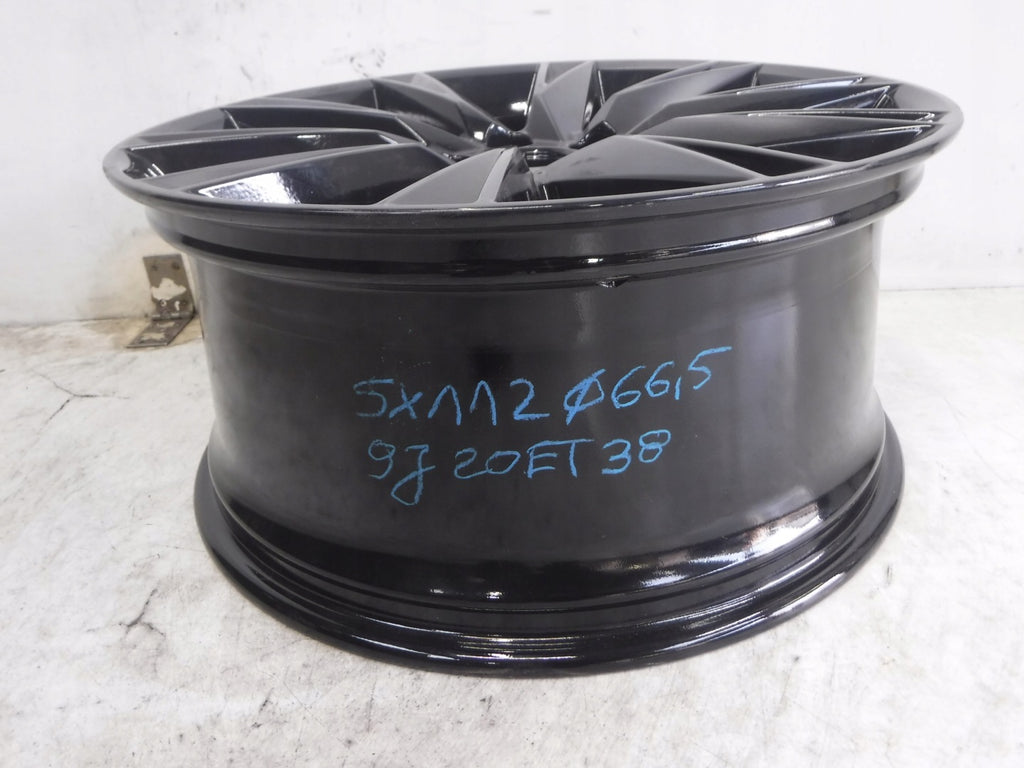 1x Alufelge 20 Zoll 9.0" 5x112 38ET Glanz Schwarz 4KE071490 Audi E-Tron FEL2165569065mq