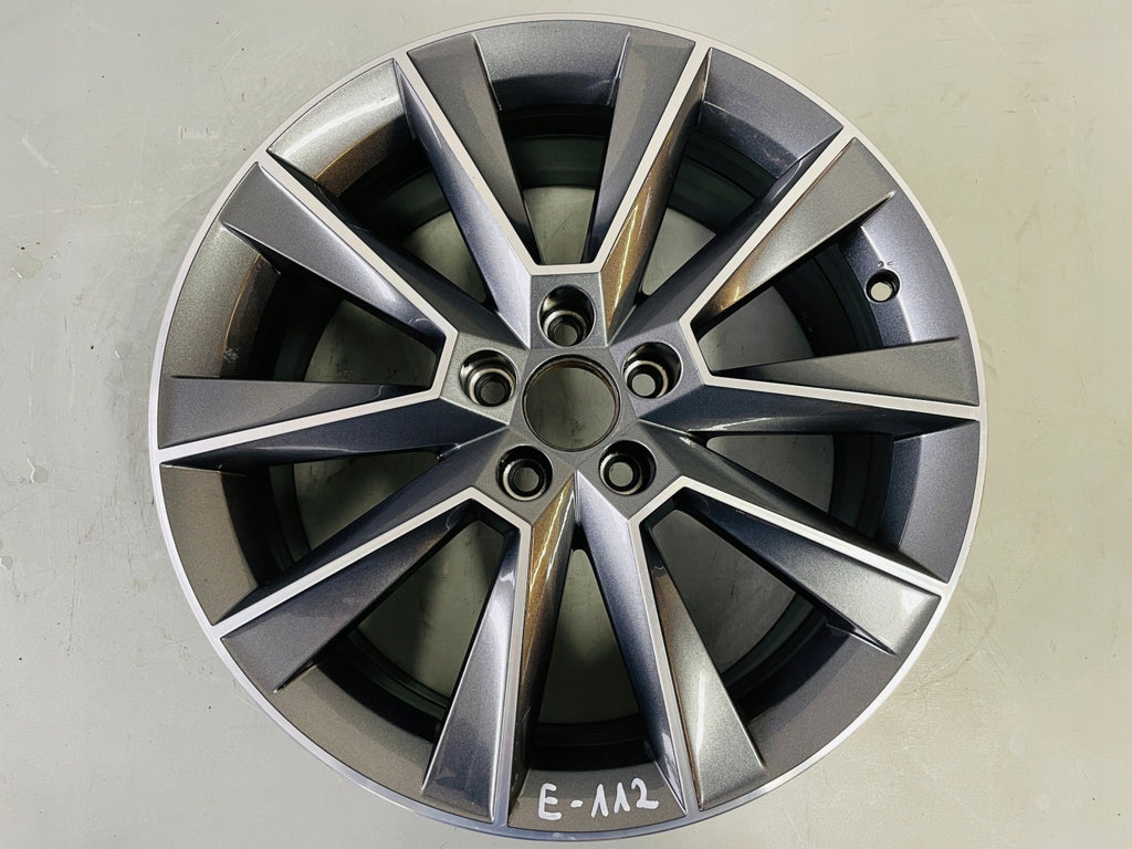 1x Alufelge 17 Zoll 7.0" 5x100 46ET Glanz Schwarz 5JJ601025 Skoda Rapid FEL9151118532so