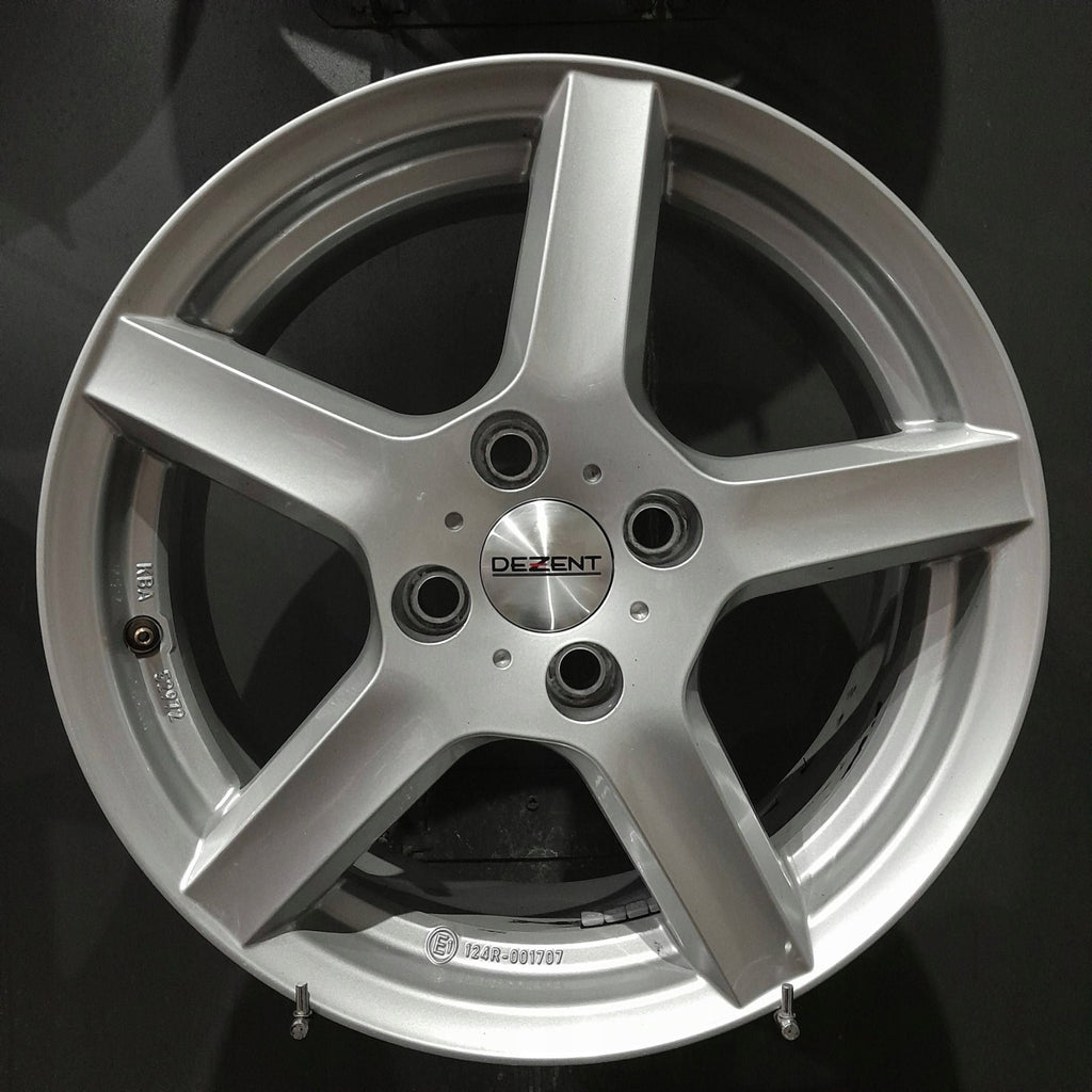 4x Alufelge 16 Zoll 6.5" 4x108 38ET Silber KBA52972 Citroën Corsa F Rim Wheel FEL5377997968qg