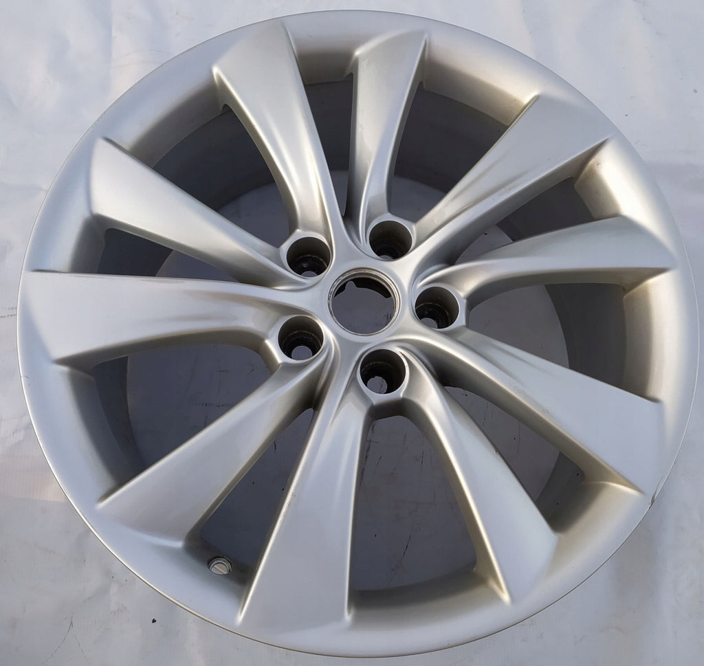1x Alufelge 19 Zoll 8.5" 5x120 35ET Glanz Silber 1027241-00-A Tesla X Rim Wheel FEL5142746128nj
