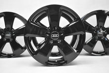 Laden Sie das Bild in den Galerie-Viewer, 4x Alufelge 17 Zoll 7.5" 5x112 51ET Glanz Schwarz 8V0601025 Audi A3 Rim Wheel FEL4168404739ys