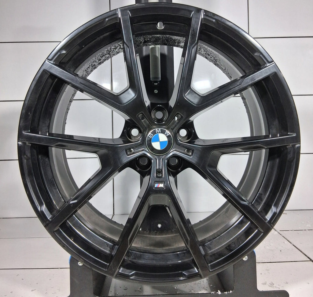 1x Alufelge 20 Zoll 8.0" 5x112 26ET Glanz Schwarz 8097240 BMW G14 G15 Rim Wheel FEL4982643381ij