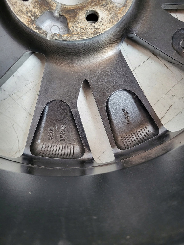 1x Alufelge 17 Zoll 6.5" 4x100 50ET Glanz Graphit AC4CH-T6 Nissan Micra Clio 1 V