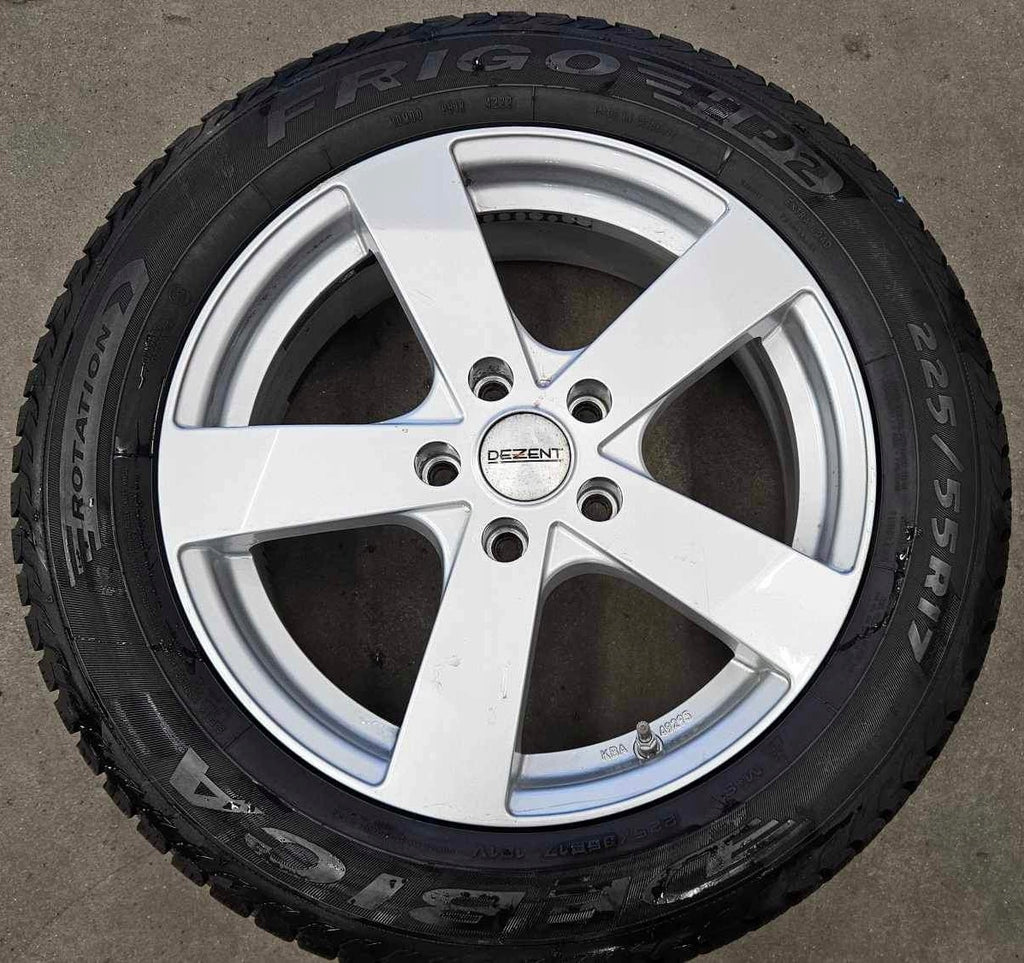 4x Alufelge 17 Zoll 7.0" 5x115 43ET Silber Rim Wheel FEL1083060217rd