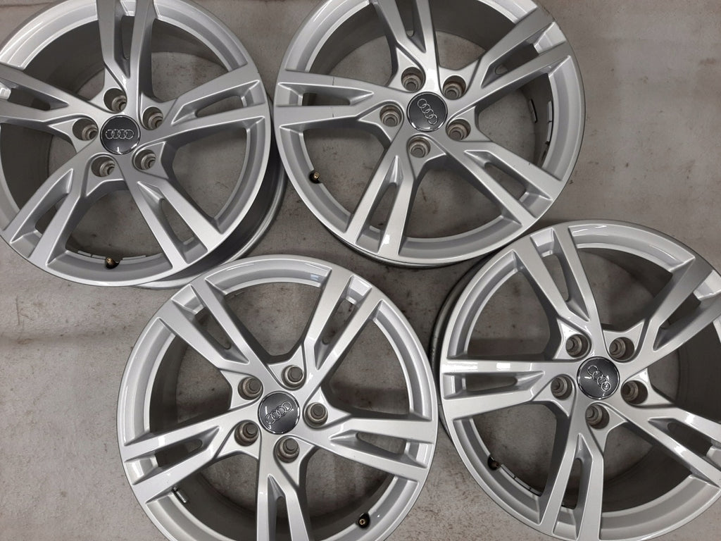 4x Alufelge 17 Zoll 6.5" 5x112 43ET Glanz Silber 8V0601025DK Audi Rim Wheel FEL6381213204pz