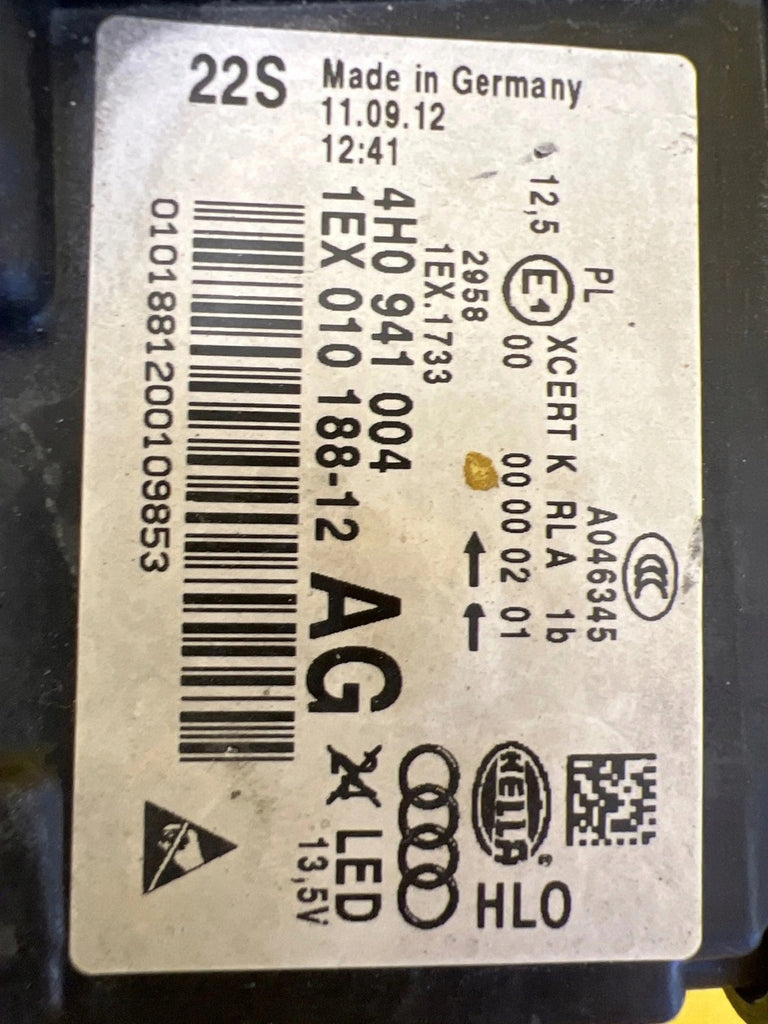 Frontscheinwerfer Audi A8 4H0941004 LED Rechts Scheinwerfer Headlight