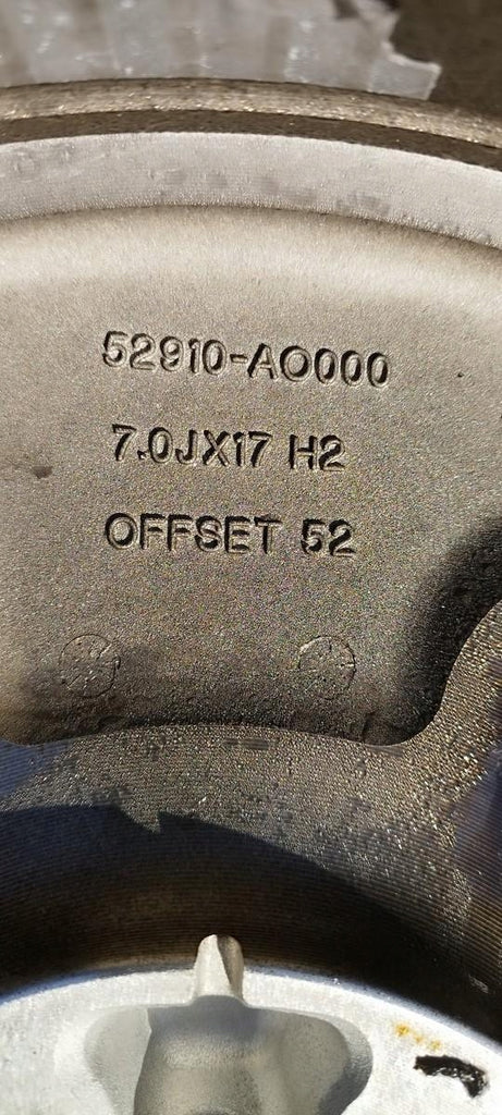 1x Alufelge 17 Zoll 7.0" 5x114.3 52ET 52910-AO000 Kia Niro Rim Wheel FEL6899158647rw