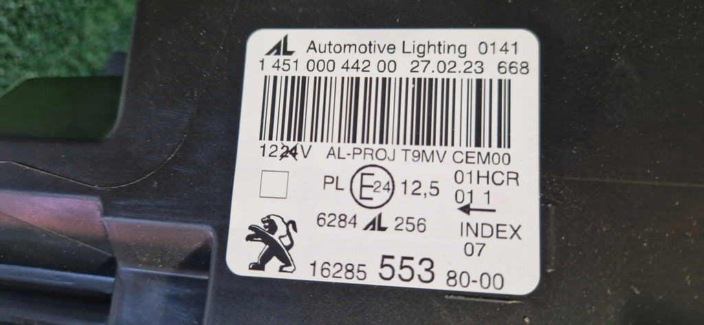 Frontscheinwerfer Peugeot 308 1628555380-60 LED Rechts Scheinwerfer Headlight SCH7506351203gv