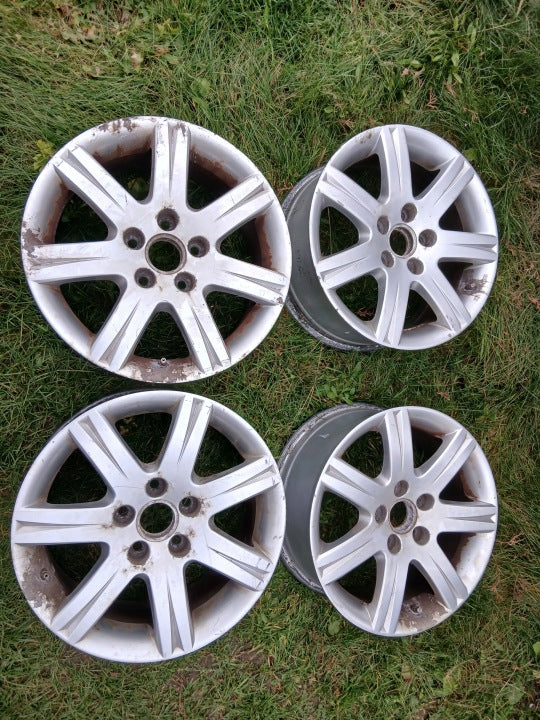 4x Alufelge 16 Zoll 7.0" 5x112 42ET Grau 4F0071496666 Audi Rim Wheel FEL6450132334uu
