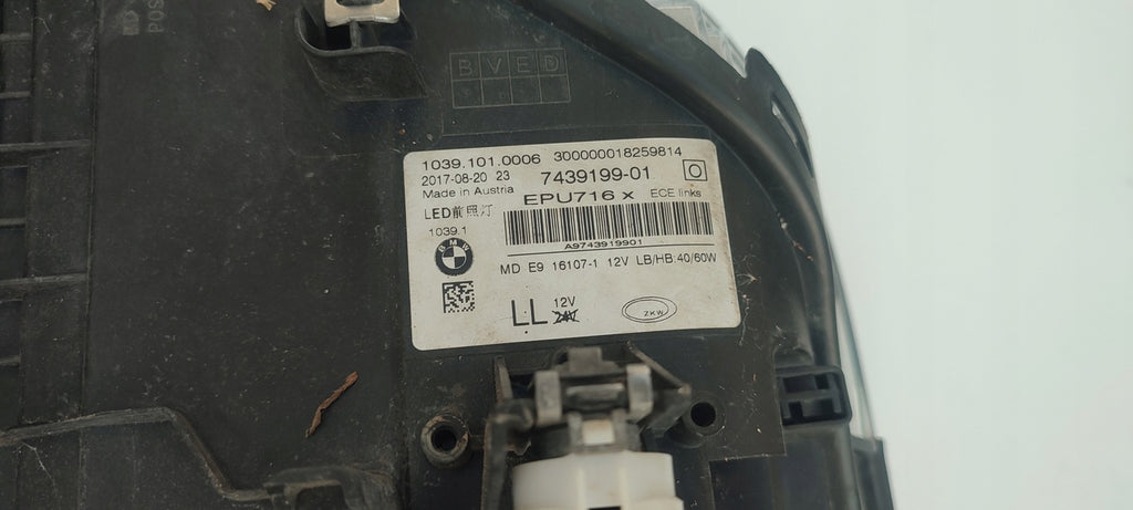 Frontscheinwerfer BMW 5 G31 G30 743919901 LED Links Scheinwerfer Headlight SCH3372979736dm