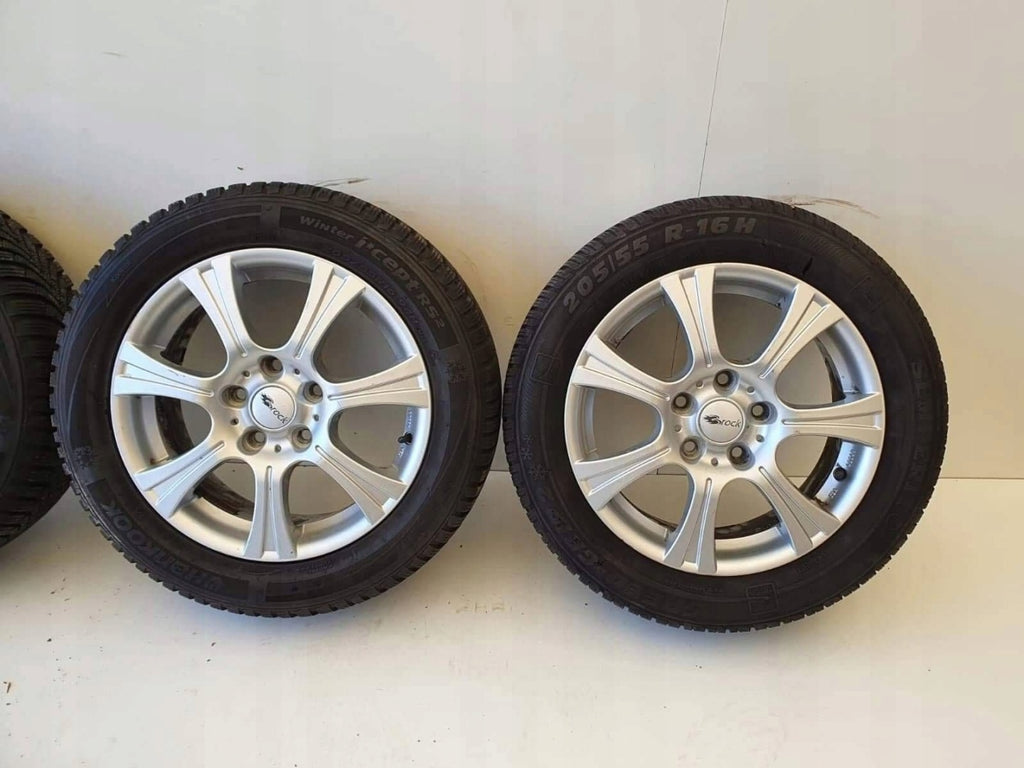 4x Alufelge 16 Zoll 6.5" 5x114.3 47ET Glanz Silber KBA46649 Rim Wheel FEL2541694991ja