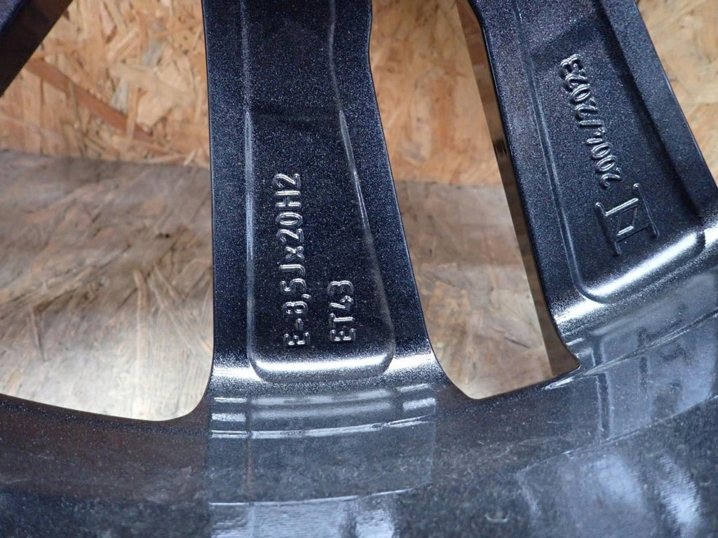 1x Alufelge 20 Zoll 8.5" 5x112 43ET Glanz Schwarz 4K0601025EG Audi A6 C8 FEL4095514338xu