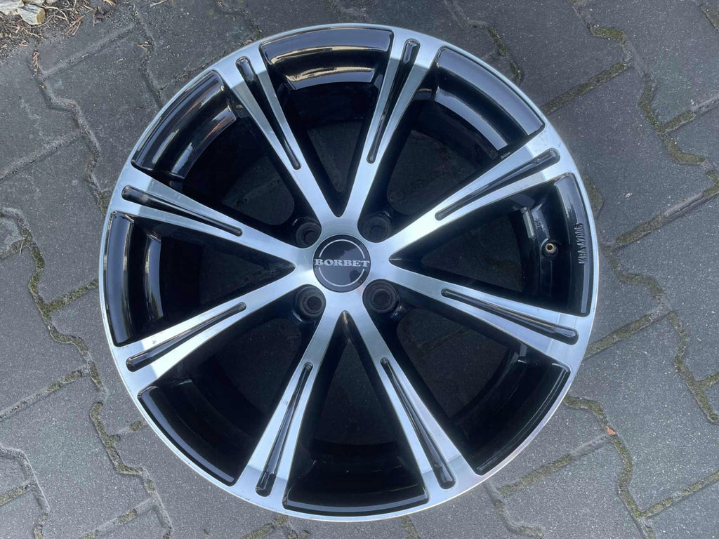 1x Alufelge 17 Zoll 7.5" 4x100 40ET Glanz Rim Wheel FEL4648856390sg