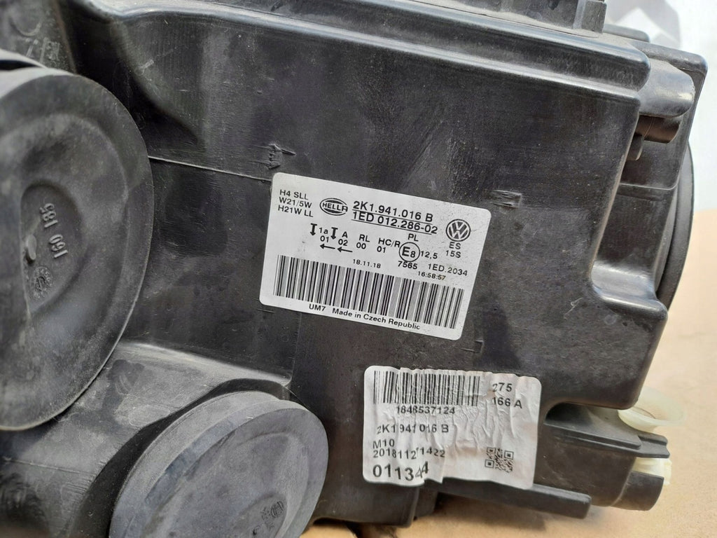 Frontscheinwerfer VW Caddy 2K1941016B Rechts Scheinwerfer Headlight SCH7724592248pl