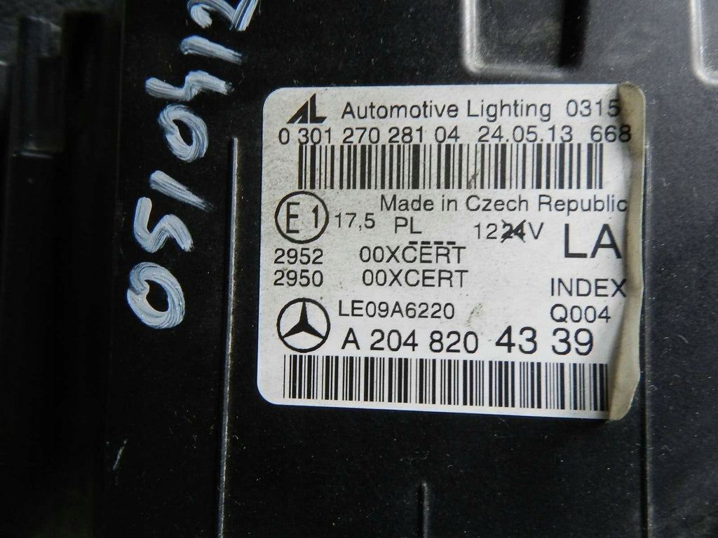 Frontscheinwerfer Audi W204 A2048204339 Xenon Links Scheinwerfer Headlight