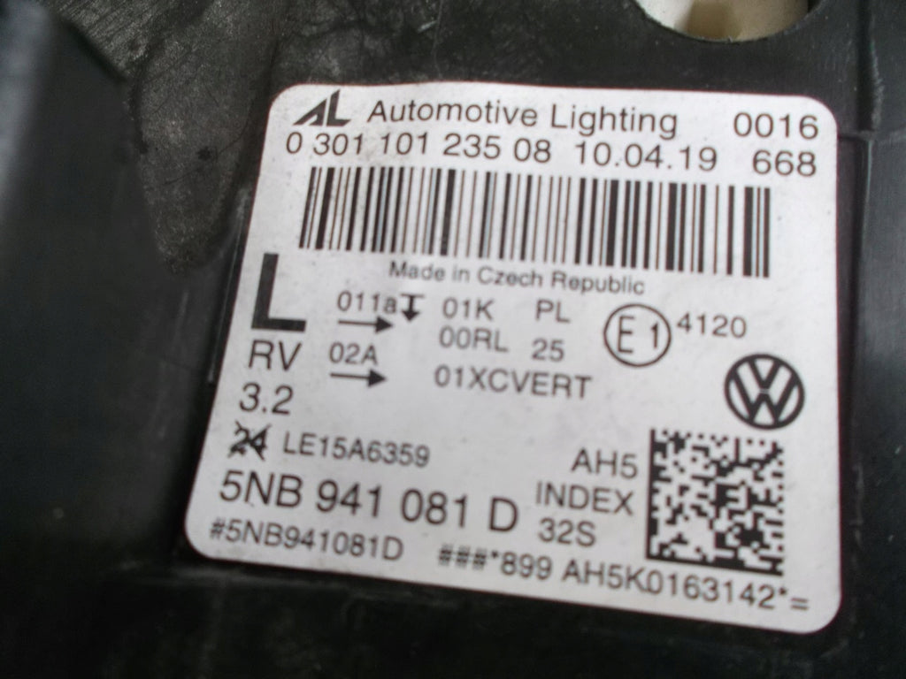 Frontscheinwerfer VW Tiguan 5NB941081D LED Links Scheinwerfer Headlight
