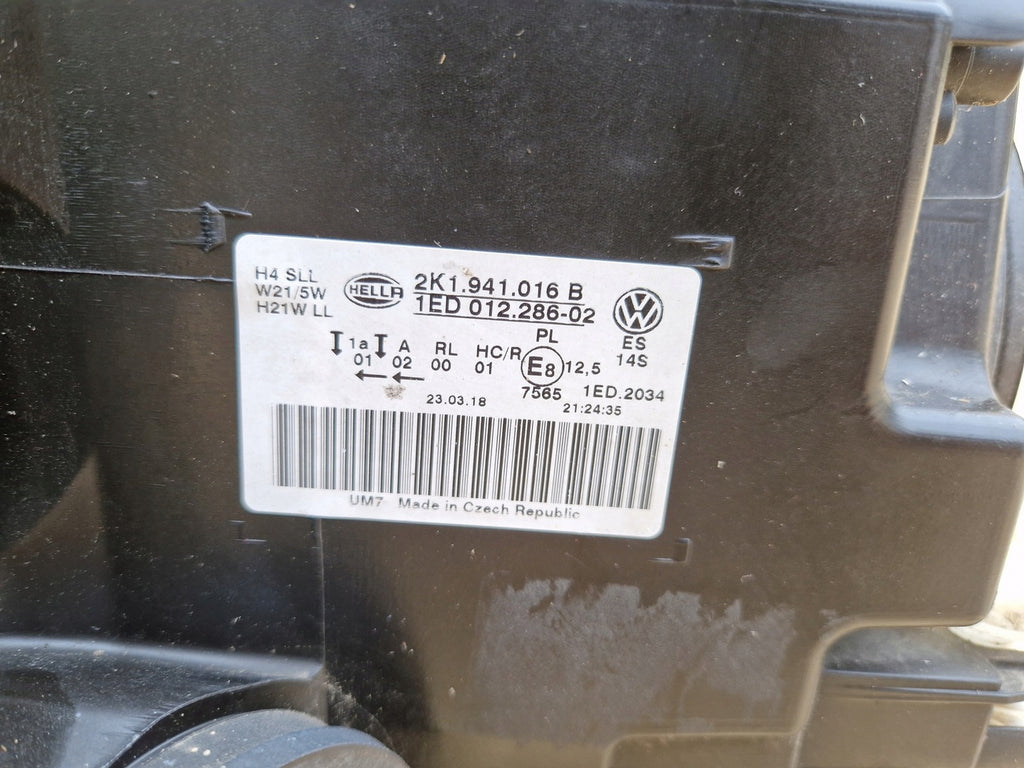 Frontscheinwerfer VW Caddy III 2K1941016B Rechts Scheinwerfer Headlight SCH4205847966pq