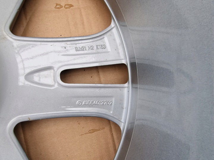 1x Alufelge 21 Zoll 9.0" 5x112 Glanz A1664012702 Mercedes-Benz Gle W166 FEL4844752662nv