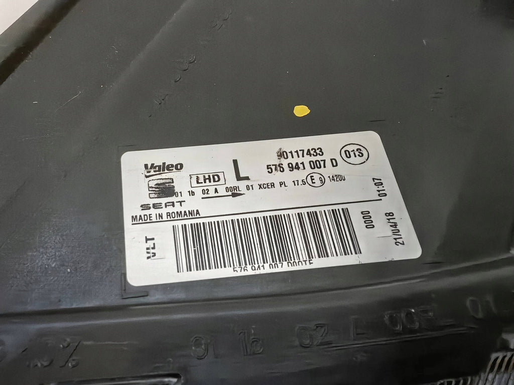 Frontscheinwerfer Seat Ateca 576941007D Full LED Links Scheinwerfer Headlight SCH9739437506ut
