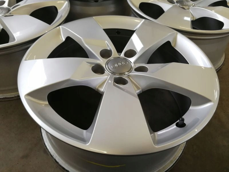 4x Alufelge 17 Zoll 7.0" 5x112 47ET Glanz Silber 8S0601025 Audi A3 Rim Wheel FEL7252538056hc