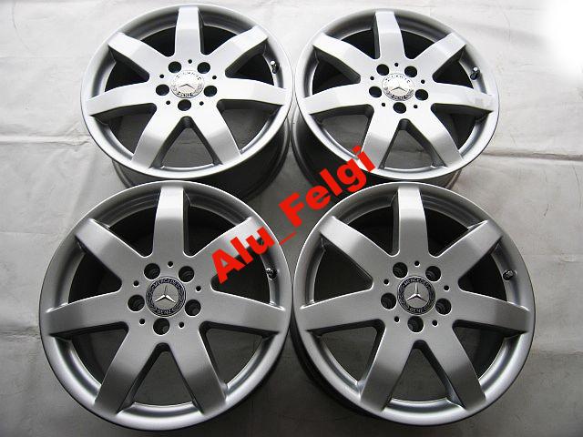 1x Alufelge 17 Zoll 7.5" 5x112 56ET Matt Silber A1644014502 Mercedes-Benz