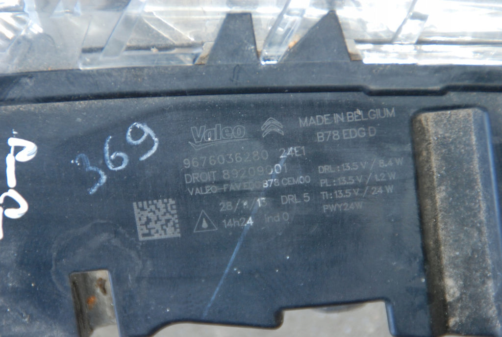 Frontscheinwerfer Citroën C4 Picasso II 9676036280 9676036380 LED Links