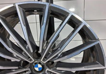 Load image into Gallery viewer, 1x Alufelge 20 Zoll 8.0" 5x112 26ET Glanz Grau 8072025 87169090 BMW G14 G15 Mg FEL3900210332hh