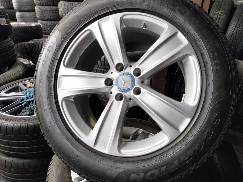 4x Alufelge 18 Zoll 8.0" 5x112 38ET Glanz Silber A2534012100 Mercedes-Benz Glc FEL6404912878bt