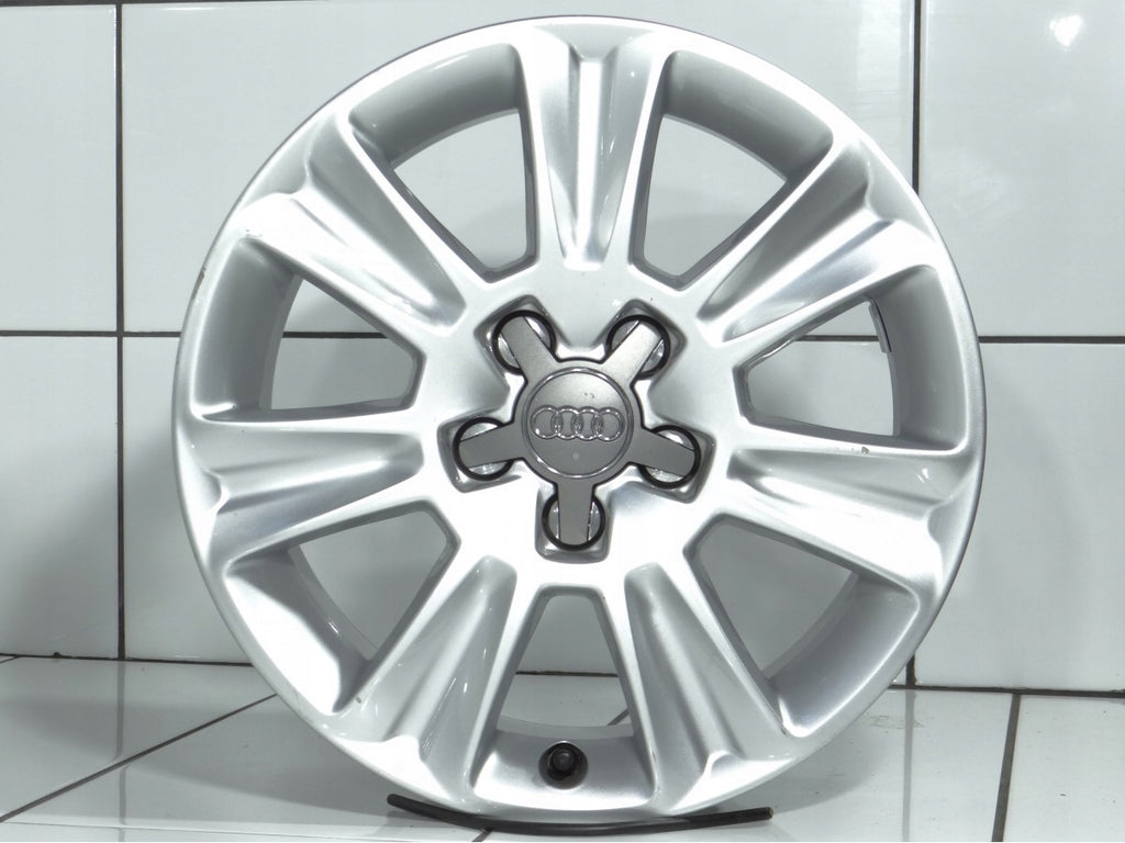 1x Alufelge 15 Zoll 6.5" 5x100 34ET Silber 8X0601025AQ Audi Rim Wheel