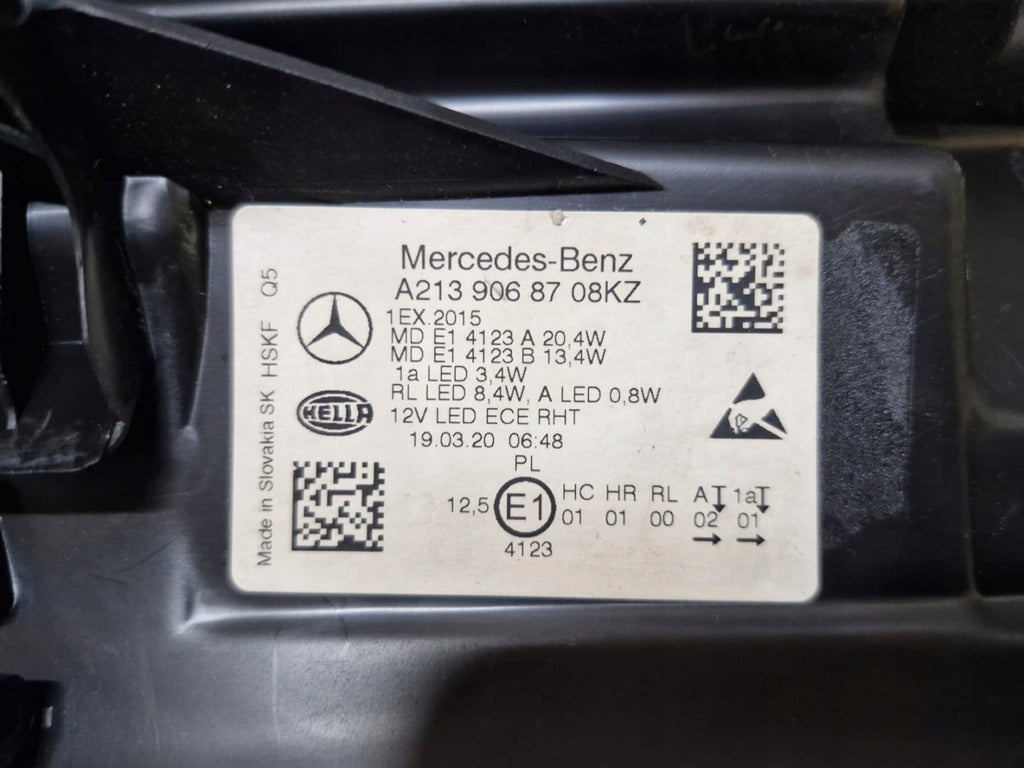 Frontscheinwerfer Mercedes-Benz W213 A2139068708KZ Links Scheinwerfer Headlight SCH5862186897rj