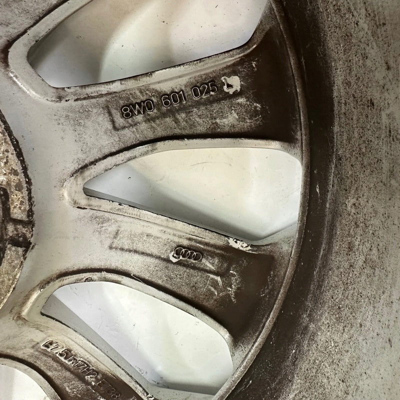 1x Alufelge 17 Zoll 7.5" 5x112 38ET Glanz Silber 8W0601025 Audi Rim Wheel FEL8130502882qp