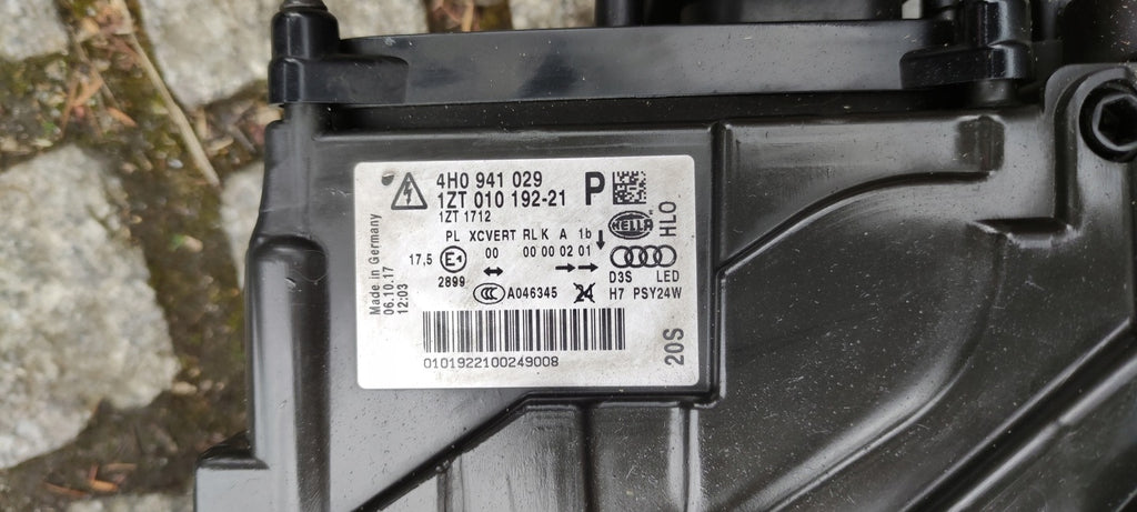 Frontscheinwerfer Audi A8 4H0941030P Bi-Xenon Ein Stück (Rechts oder Links)