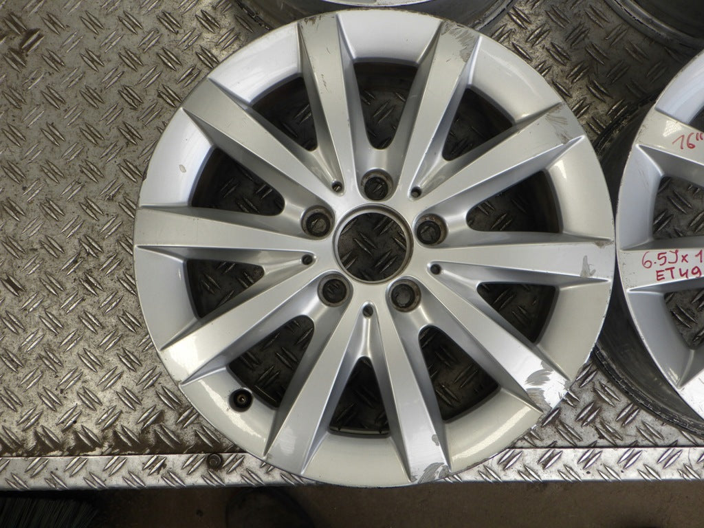 4x Alufelge 16 Zoll 6.5" 5x112 49ET Mercedes-Benz W176 W246 Rim Wheel FEL1652451309vt