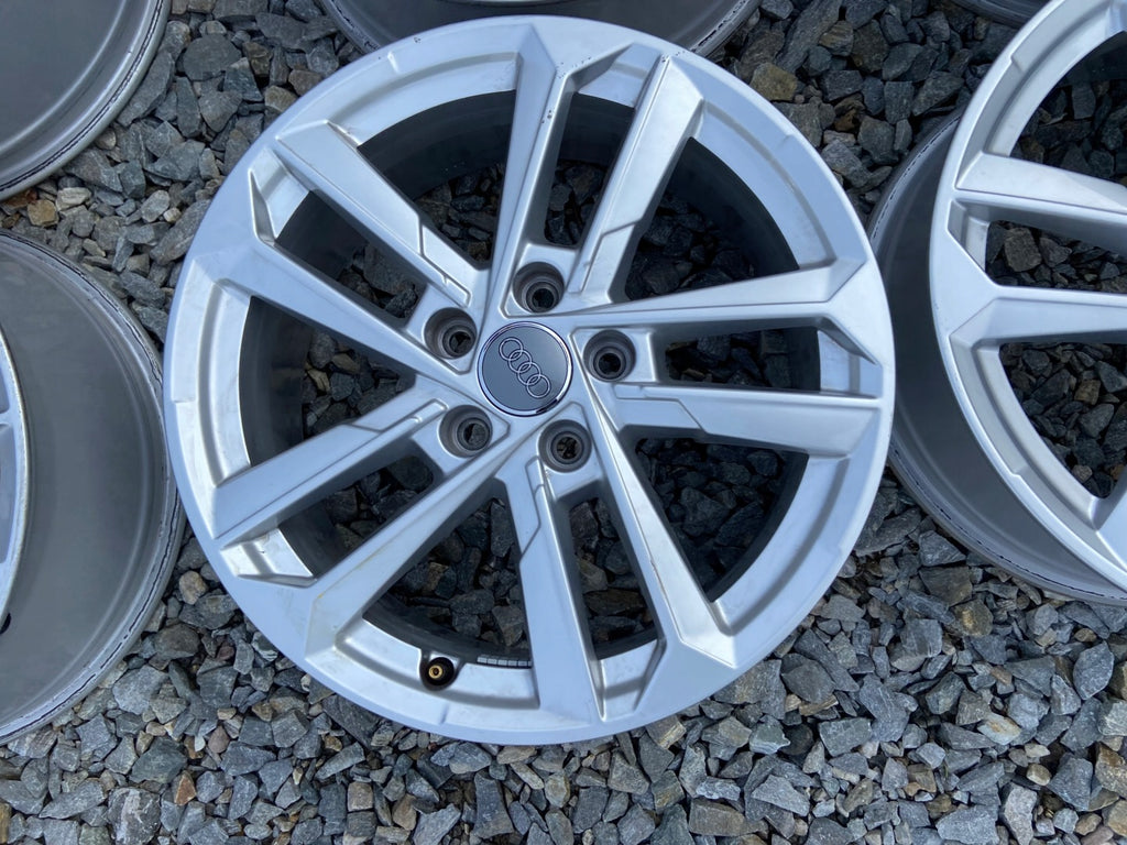 4x Alufelge 17 Zoll 6.5" 5x112 43ET Glanz Silber 8Y0601025L Audi A6 A4 Rim Wheel FEL3782394845xt