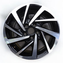 Load image into Gallery viewer, 1x Alufelge 16 Zoll 6.5&quot; 5x112 48ET Glanz Schwarz 5TA601025 VW Touran Rim Wheel