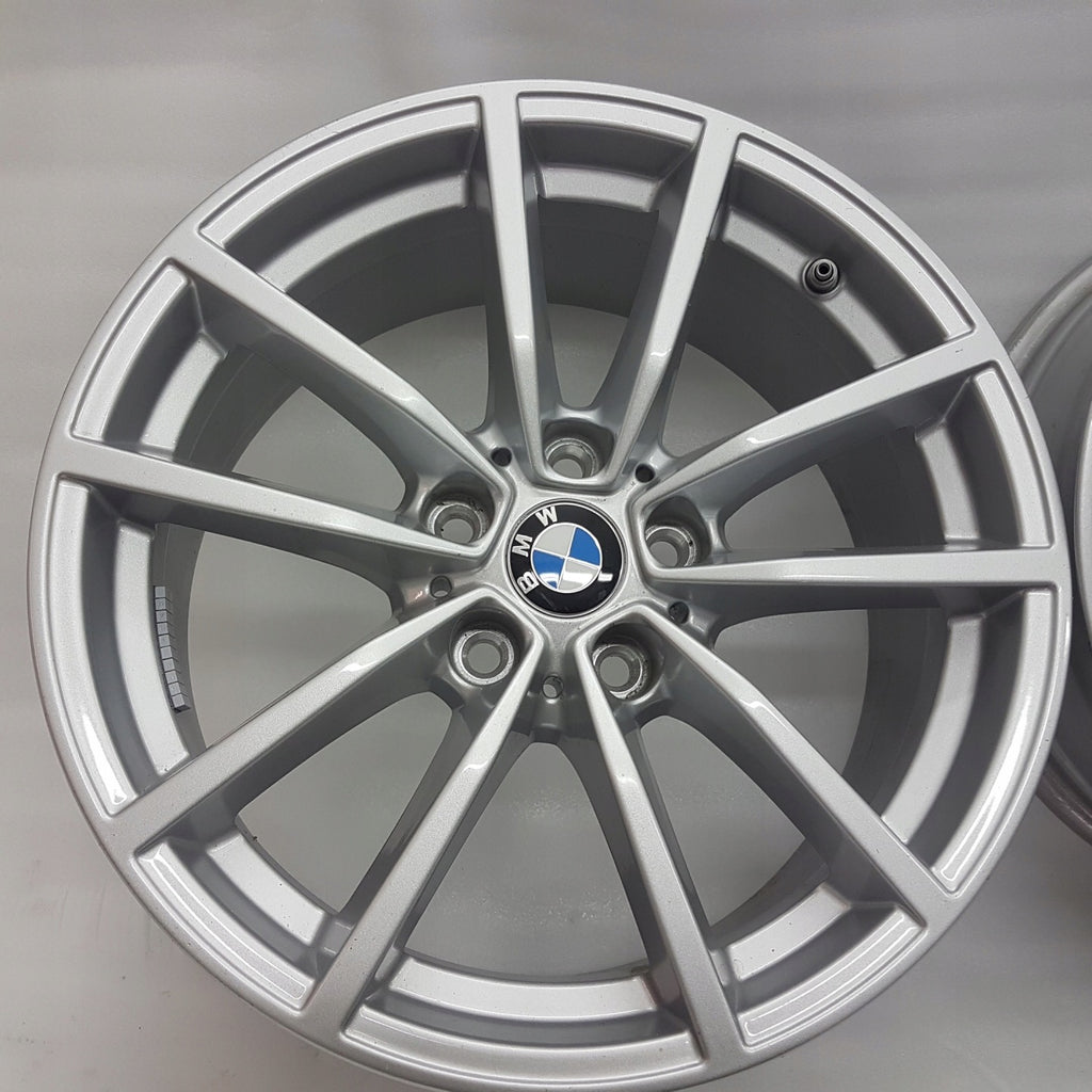 1x Alufelge 17 Zoll 7.5" 5x112 30ET Glanz Silber 6883520 BMW G20 Rim Wheel FEL5965705477oh