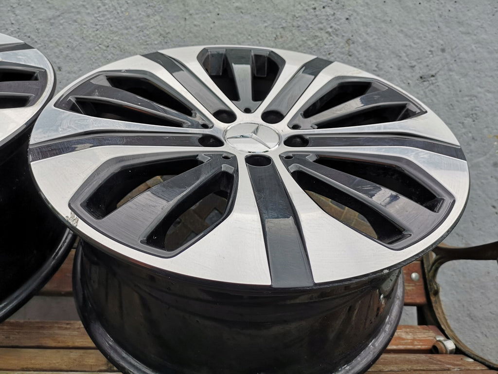 1x Alufelge 18 Zoll 8.0" 5x112 38ET Glanz Schwarz A2534014600 Mercedes-Benz Glc