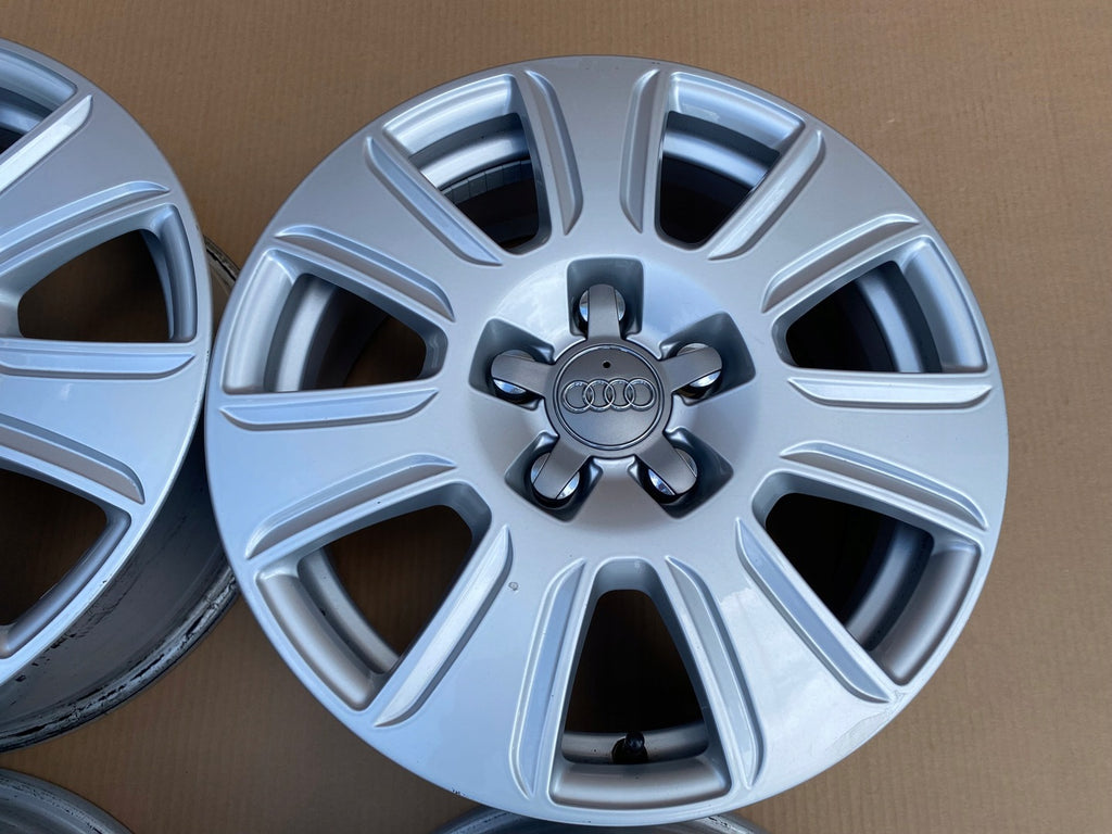 4x Alufelge 16 Zoll 6.5" 5x112 33ET Glanz Silber 8U0601025 Audi A4 A3 Rim Wheel