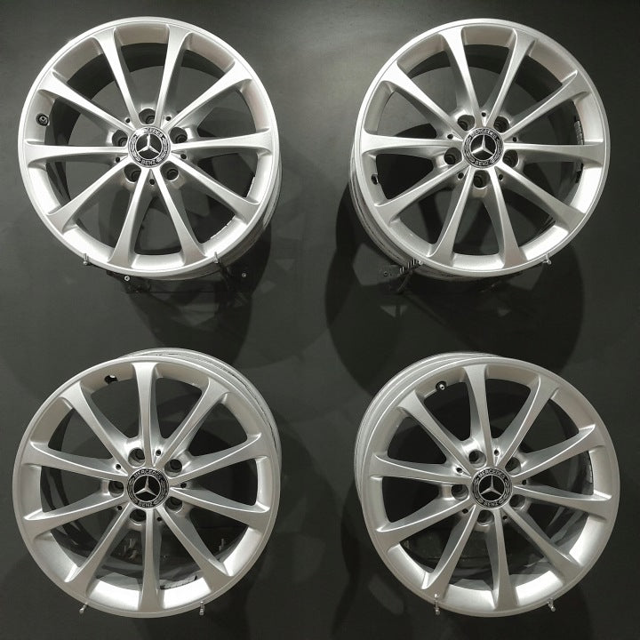 4x Alufelge 17 Zoll 6.5" 5x112 44ET A1774010300 Mercedes-Benz W176 W177 FEL9453349908vy