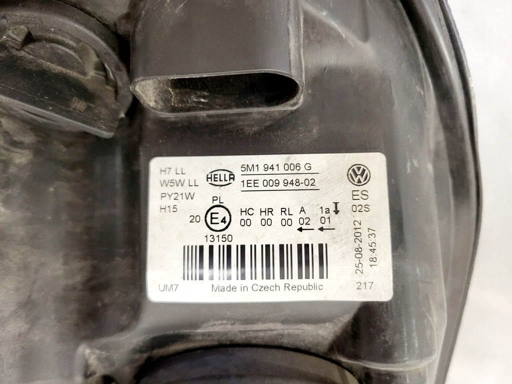 Frontscheinwerfer VW Golf V Plus 5M1941006G Rechts Scheinwerfer Headlight SCH4135076135jd