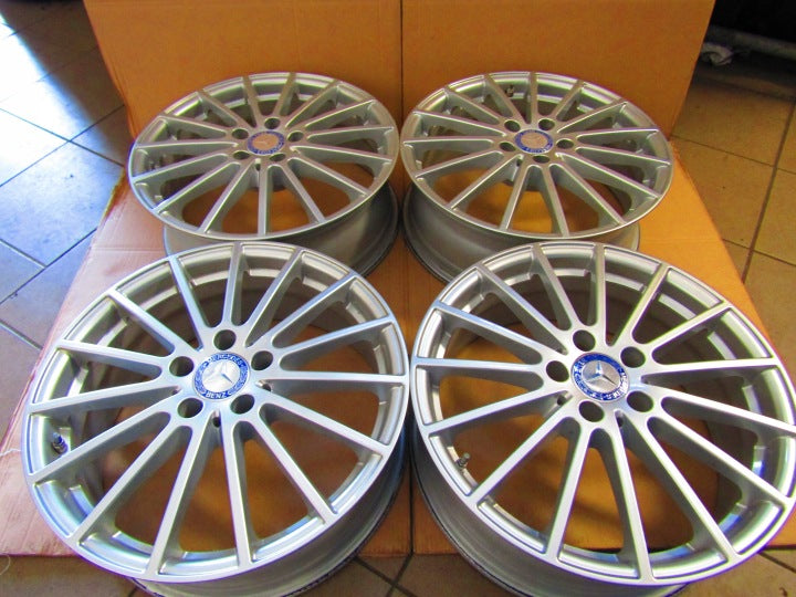 4x Alufelge 18 Zoll 6.5" 5x112 38ET Glanz Silber A1564011900 Mercedes-Benz Gla FEL9380638585zl