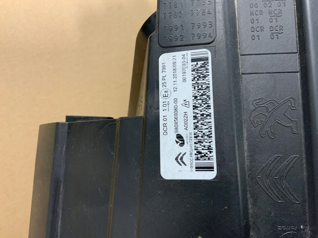 Frontscheinwerfer Citroën Jumpy 9808569080 Xenon Links Scheinwerfer Headlight